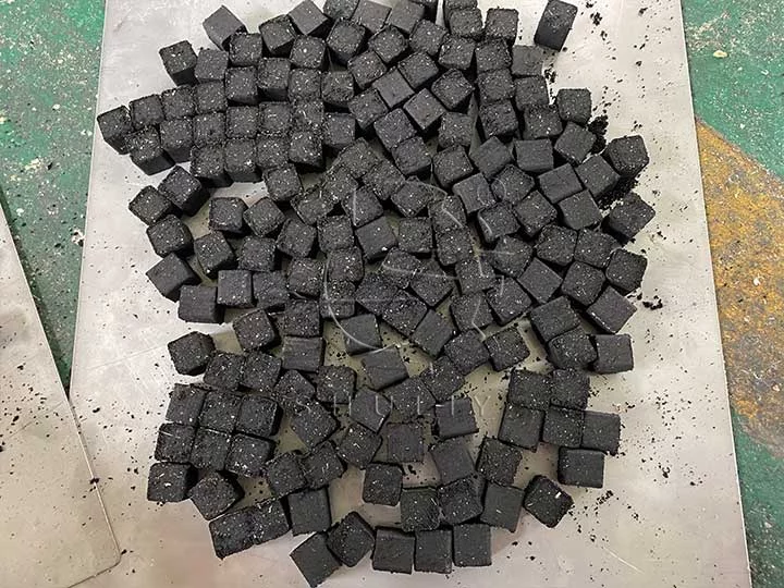 carbón de narguile cubo