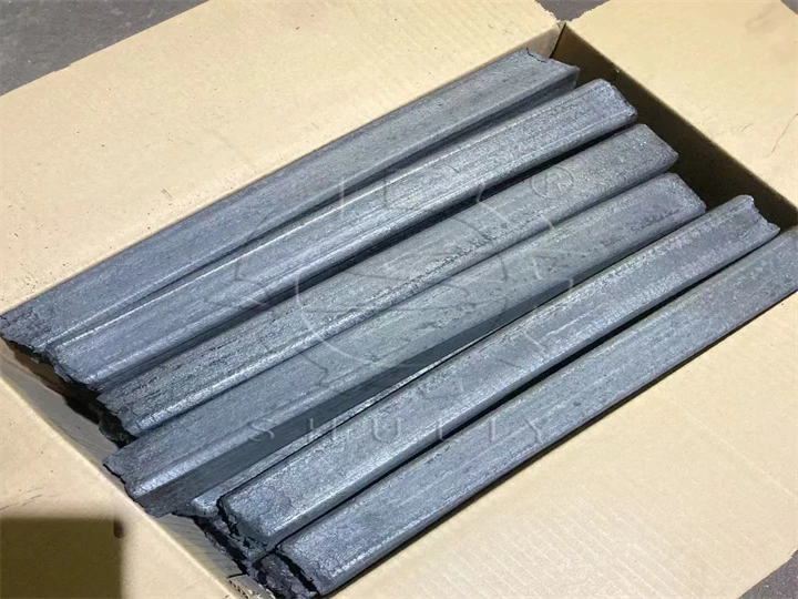высококачественный древесноугольный брикет, изготовленный на угольной машине