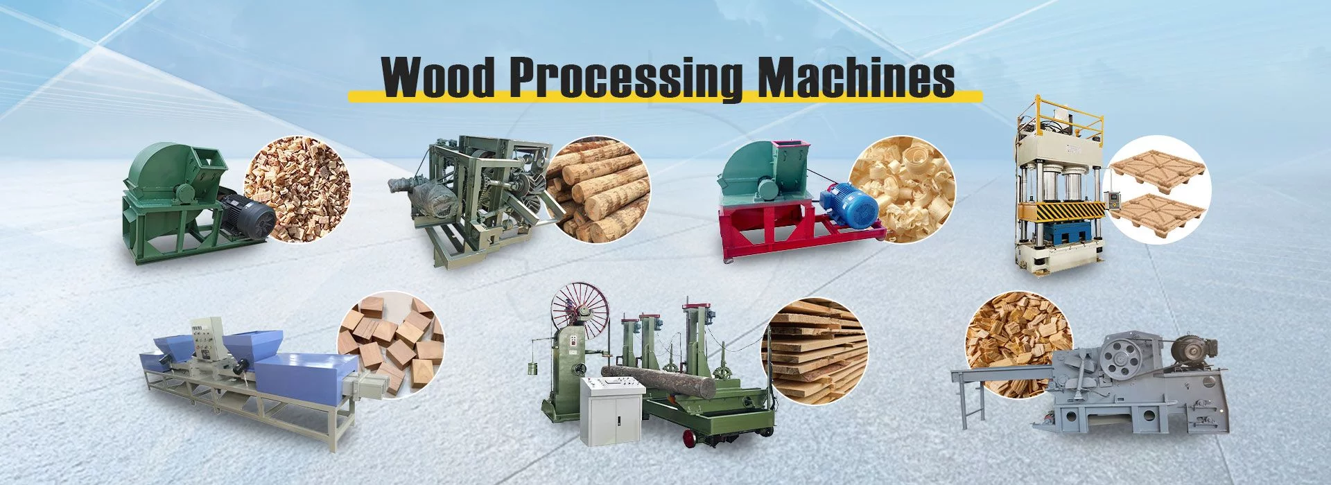 máquina de processamento de madeira