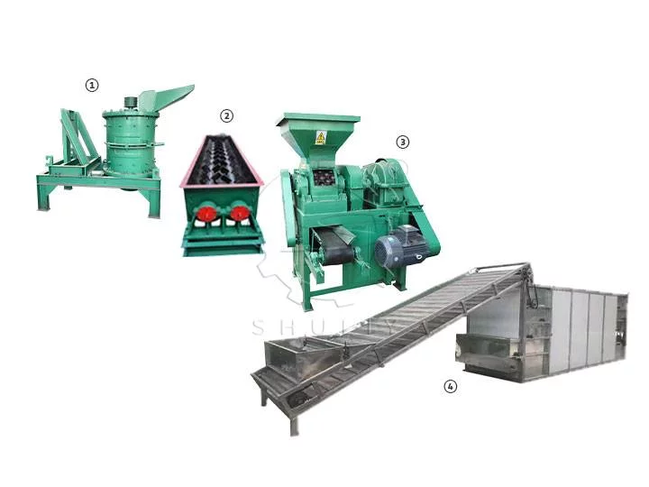máquinas de produção de carvão para churrasco