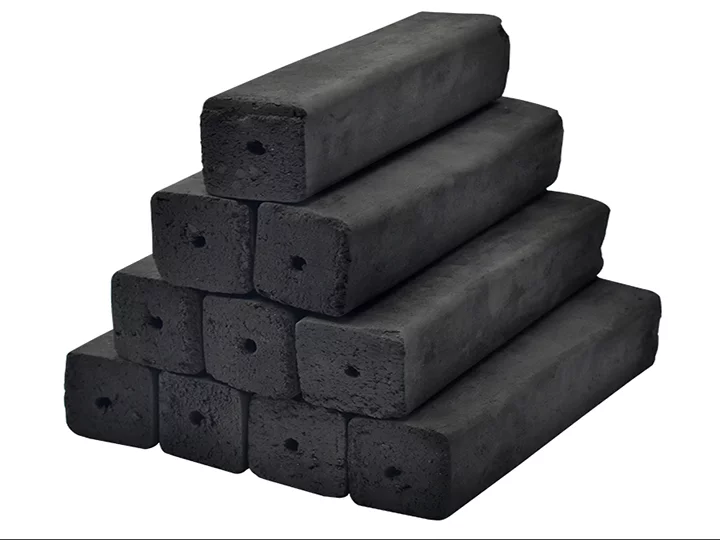 charcoal briquette made by corn straw
