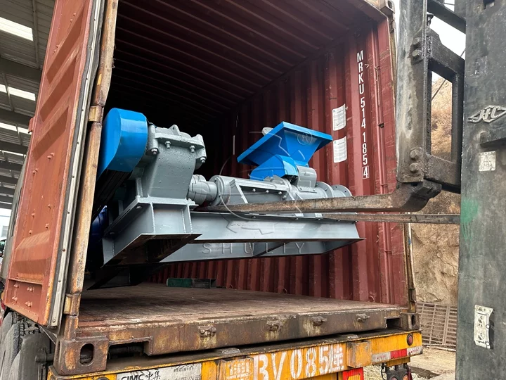 briquettes machine shipped to Philippines