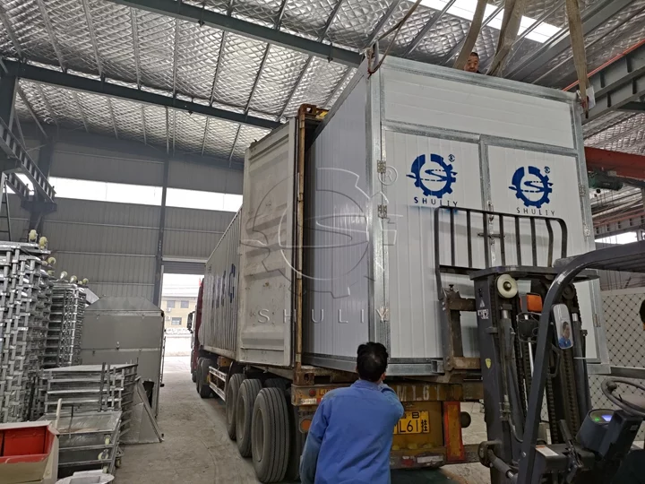 Charcoal Dryer Exported to Libya
