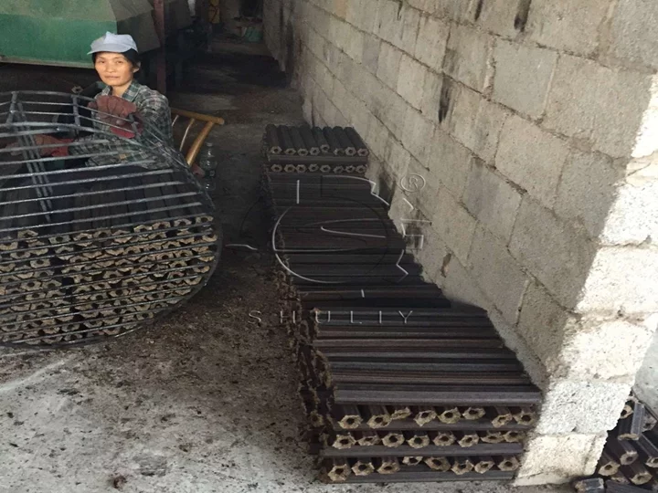 briquettes de sciure de bois